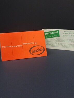 Vintage 1950s John Oster Catalog Brochure Appliance Advertising Ephemera